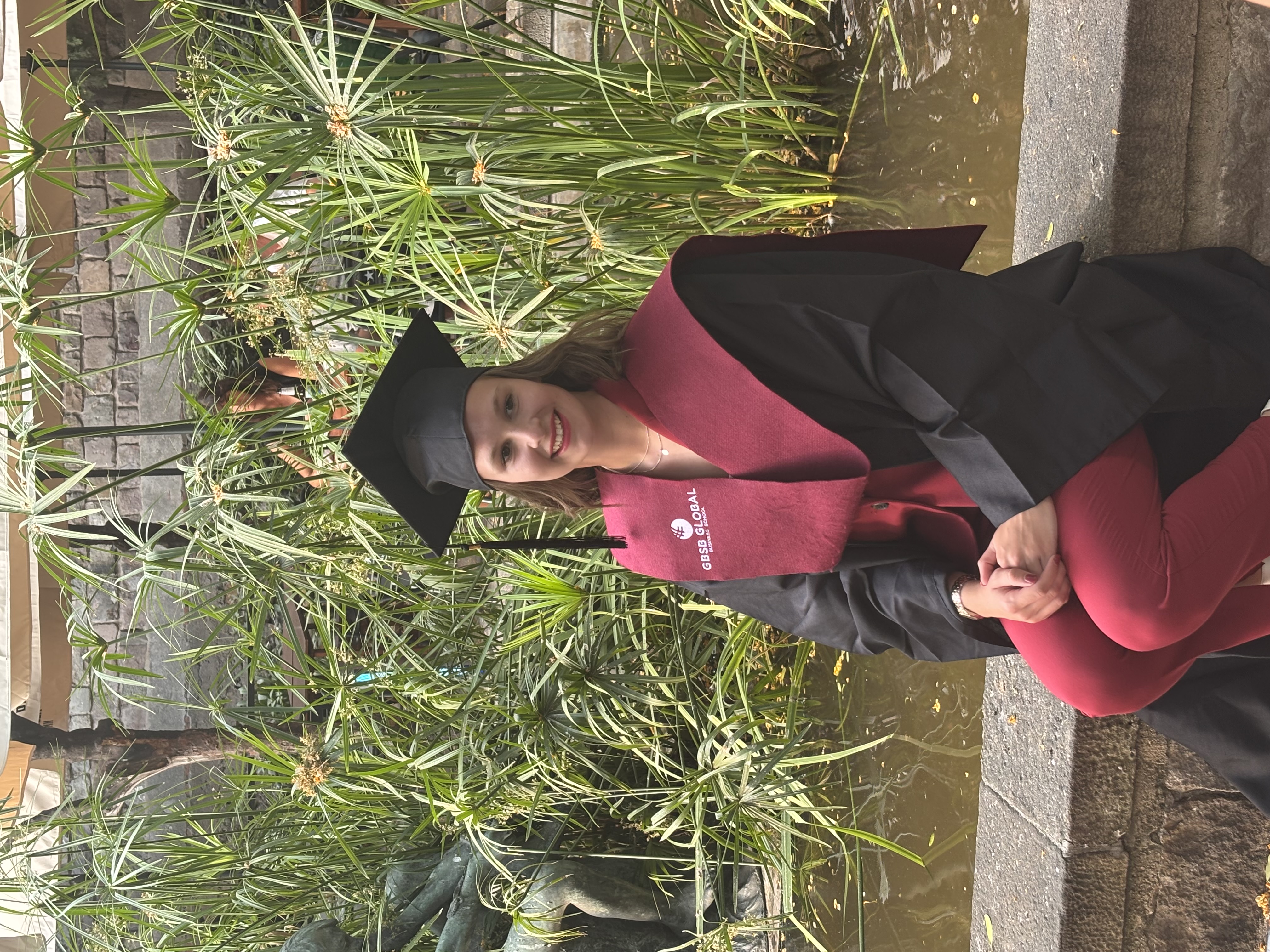 Alexandra graduating GBSB Barcelona